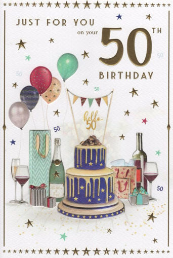 Picture of 50TH BIRTHDAY CARD